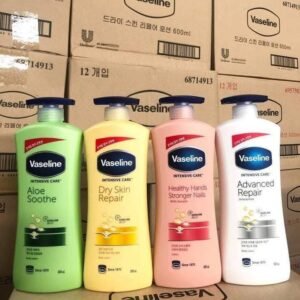 Vaseline Intensive Care Body Lotion – USA Smart Pump Edition (600ml)Premium Wholesale Pallet Deal
