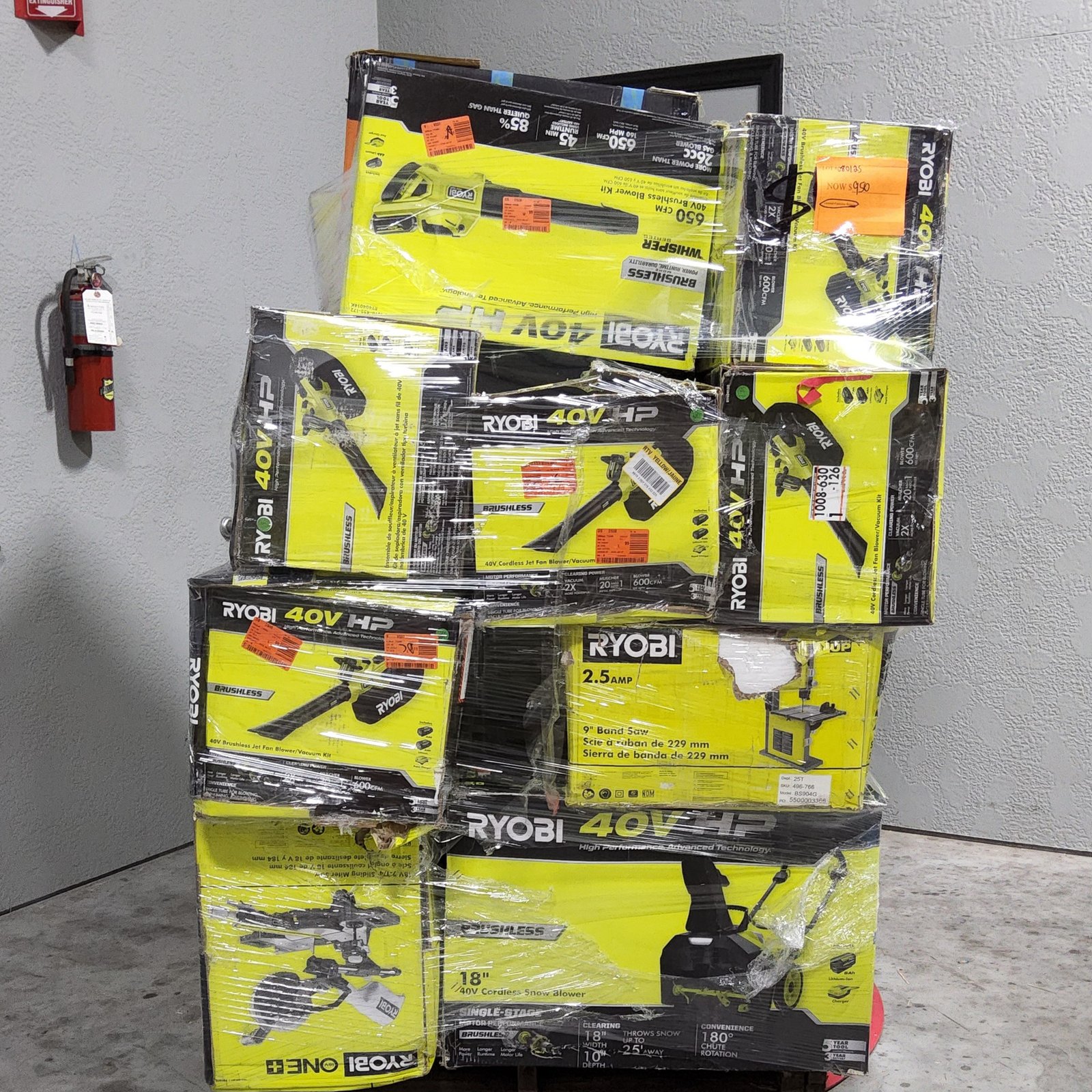 MIXED TOOL PALLET – LOT ID: 080125 100% Tested and Working (WITH BATTERIES AND CHARGERS)