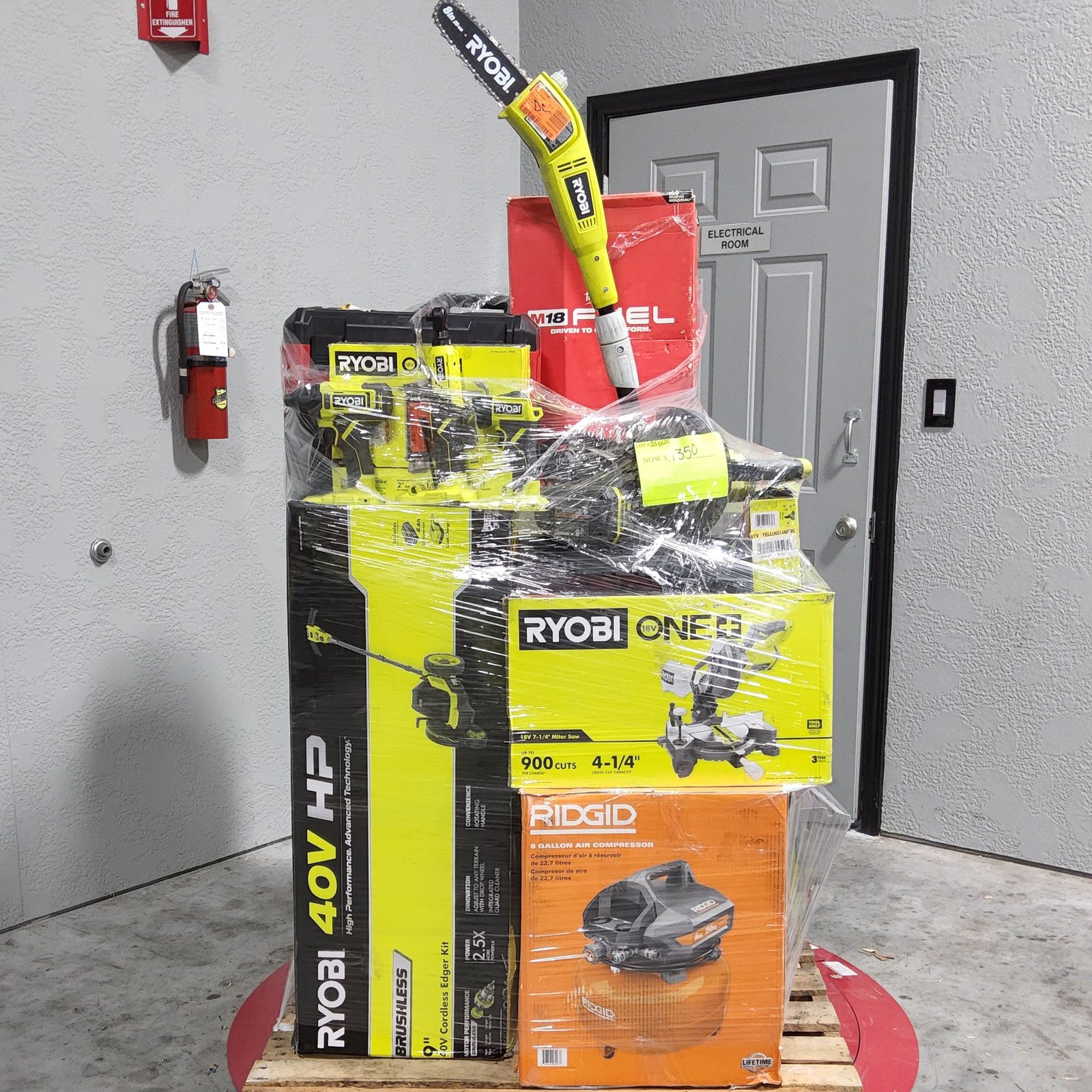 MIXED TOOL PALLET – LOT ID: 250125 100% Tested and Working (WITH BATTERIES AND CHARGERS)